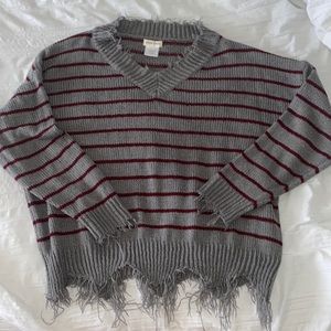 Warehouse Distressed Sweater